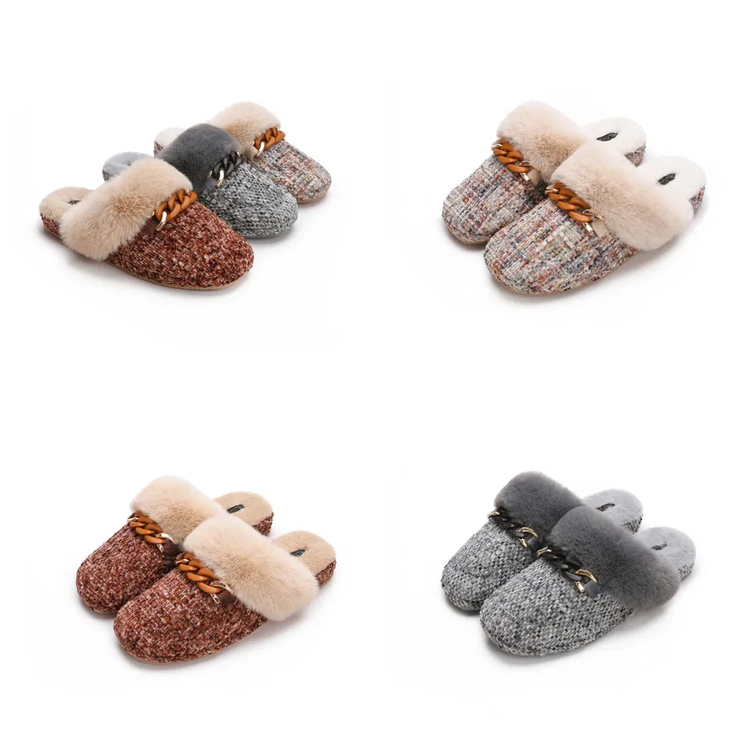 Ready Goods New Fashion Fur Women Slipper