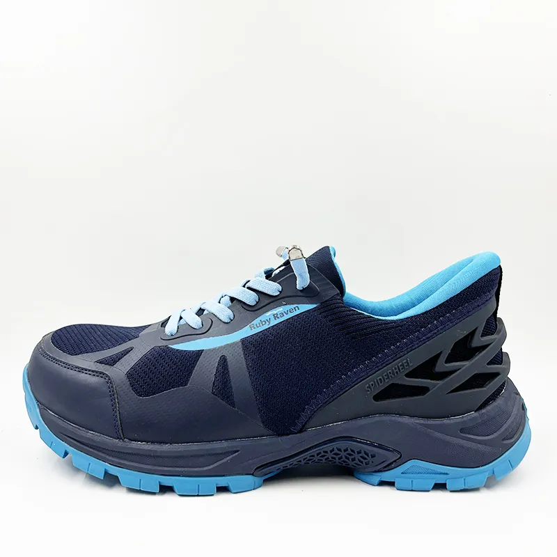 Zapatos de seguridad ligeros transpirables de acero para hombre Trabajo Zapatos