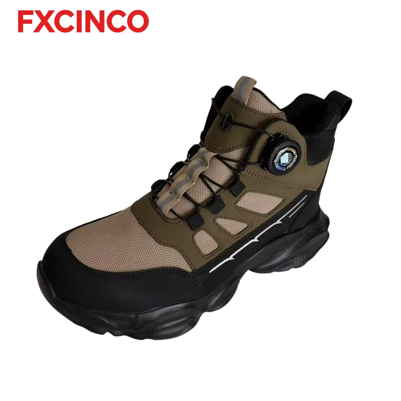 Zapatos de seguridad anti aplastamiento / anti perforación / impermeables / con suela antideslizante de Kevlar para construcción, minería, almacén, camping, actividades al aire libre, sitios industriales y uso diario