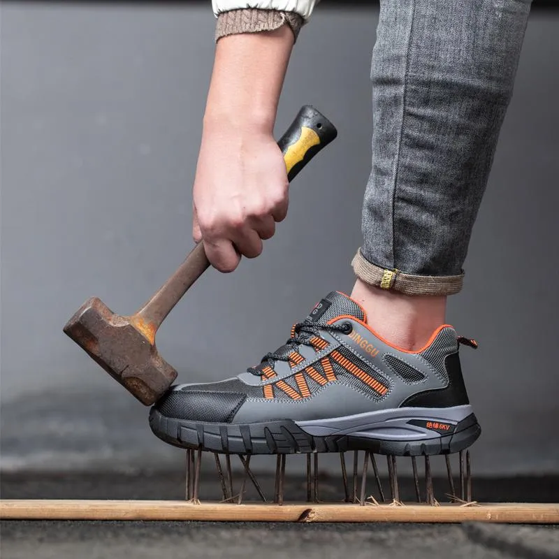Zapatos de seguridad Dinggu con cumplimiento de estándares CE/ASTM