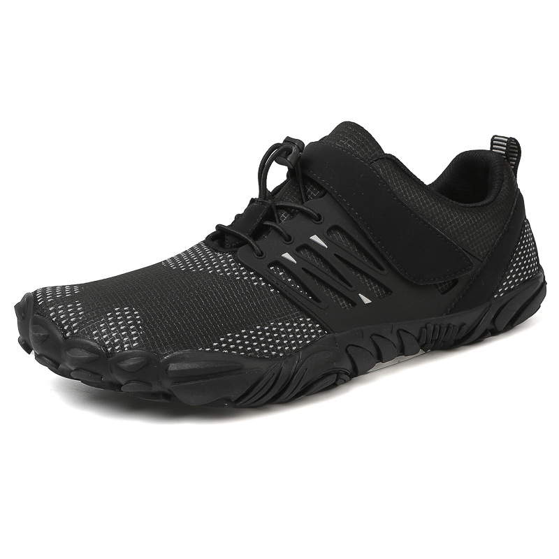 Zapatillas de montañismo unisex antideslizantes para exteriores, calzado deportivo barefoot con suela de goma