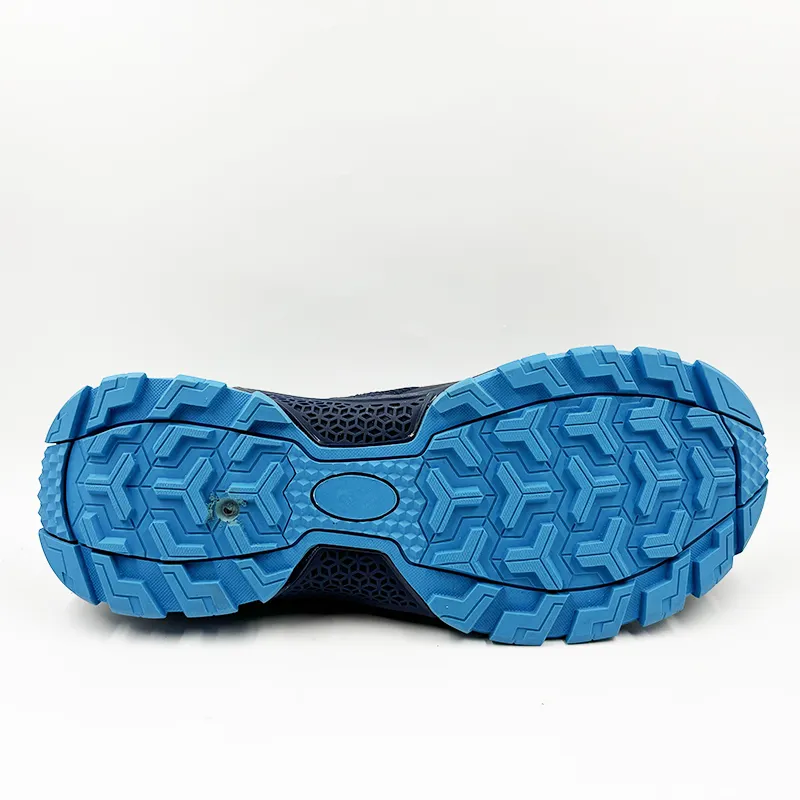 Zapatos de seguridad ligeros transpirables de acero para hombre Trabajo Zapatos