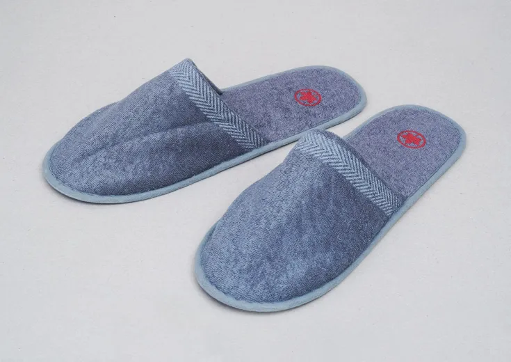 Zapatillas de hotel premium para hombres y mujeres - Hechas a mano con suave toalla de algodón