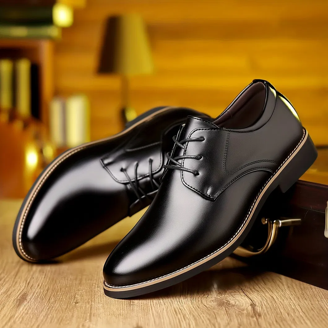 Mocasines de cuero para hombres, zapatos de cuero, calzado Oxford, zapatos de vestir