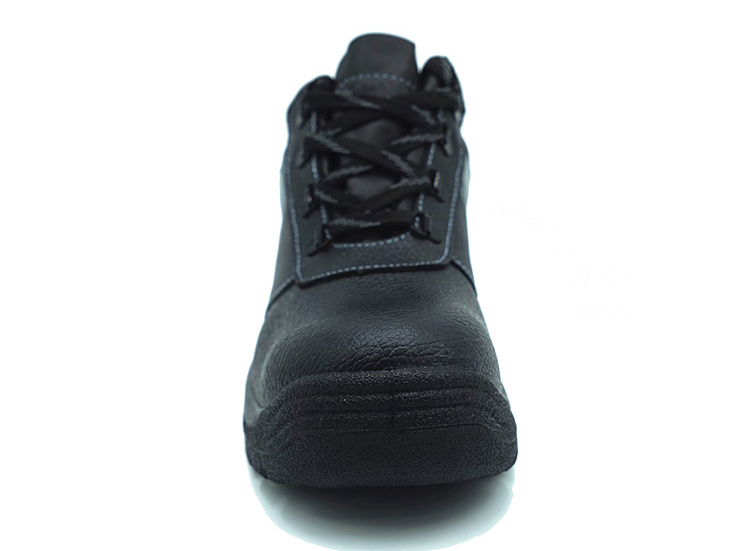Zapatos de trabajo de seguridad con punta de acero de cuero genuino para hombres, mejores botas de trabajo de punta de acero de Europa, zapatos de seguridad CE