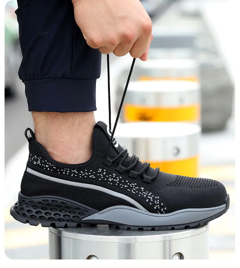 Zapatillas deportivas de seguridad para correr y hacer senderismo en el trabajo