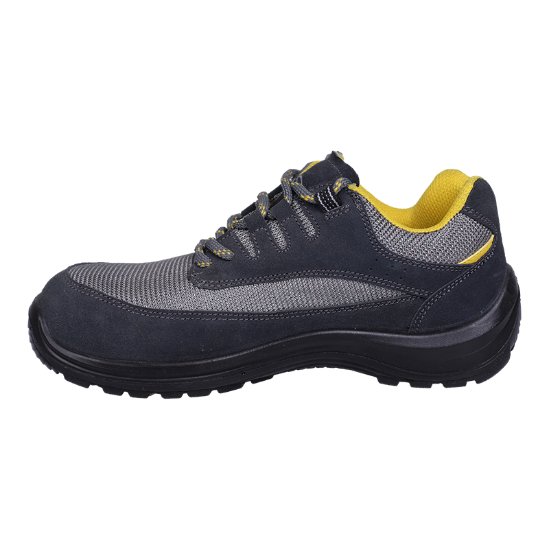 Zapatos de seguridad adhesivos de poliuretano de ante grueso de alta calidad con grandes Suelas