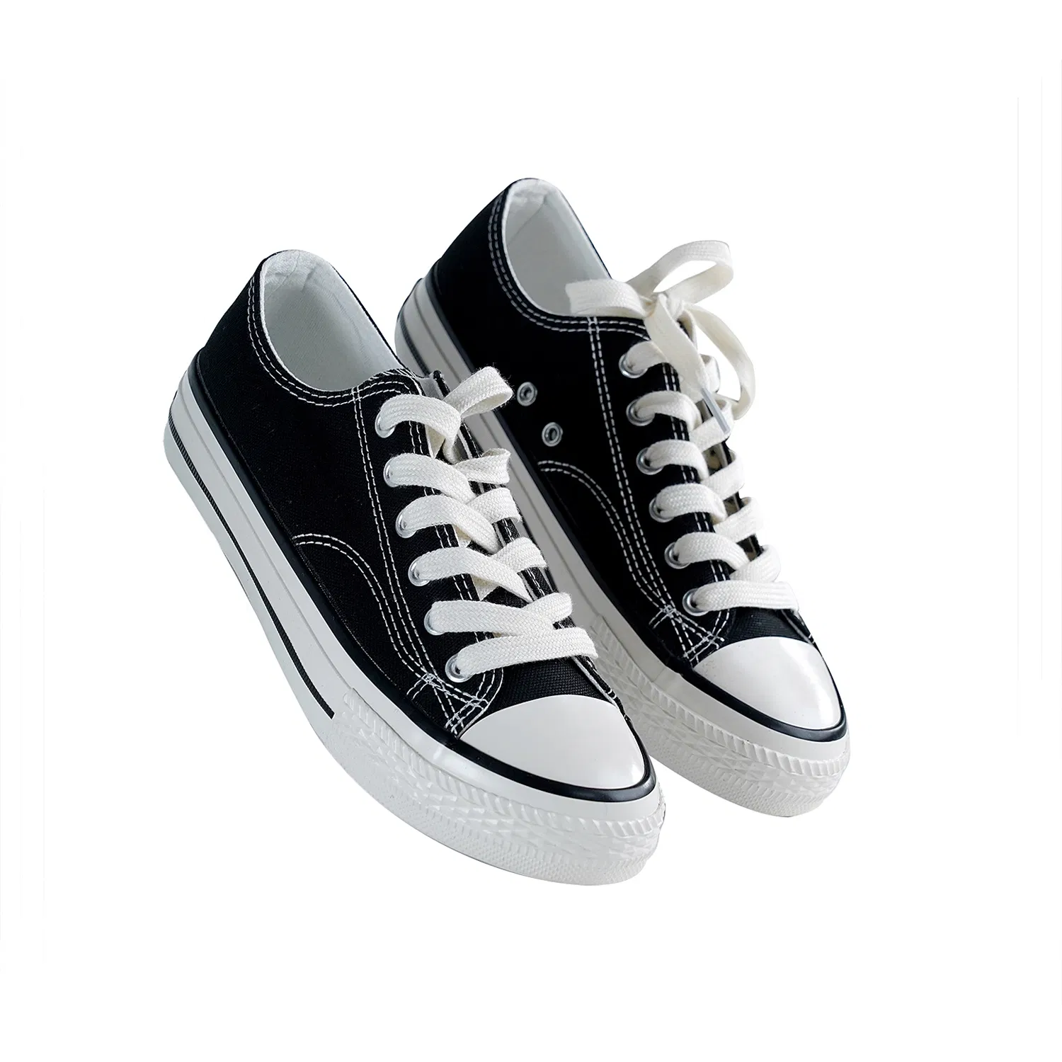 Zapatilla plana de lona unisex casual para escuela, niños y niñas, venta al por mayor