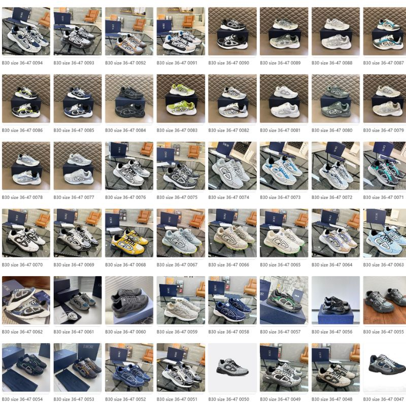 1: 1 Calidad de Hombres B30 Zapatos B22 Zapatillas Deportivas Casuales para Correr Dama