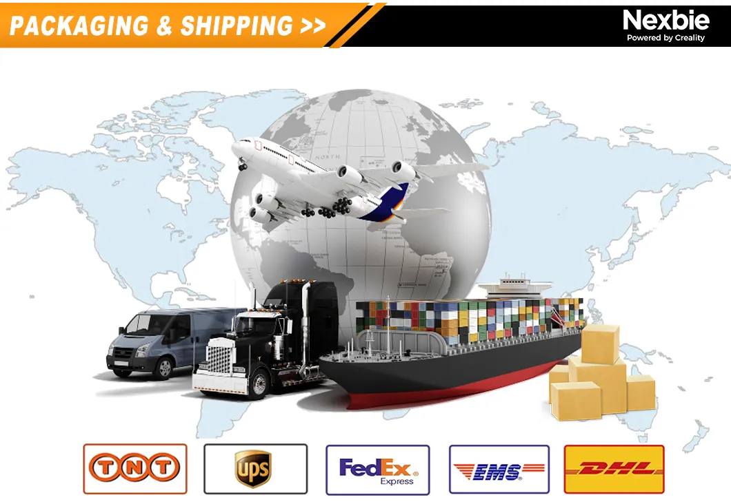 Detalle del embalaje de exportación estándar