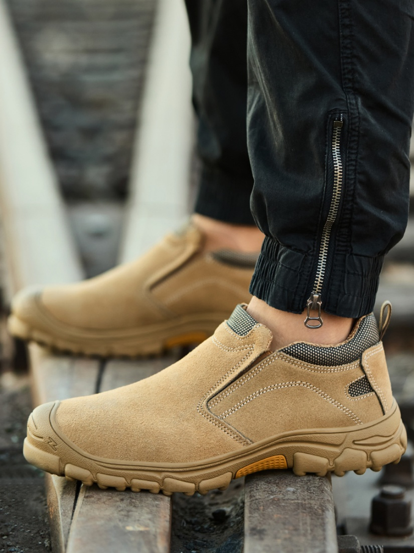 Jy813 Zapato de seguridad de acero con punta de acero EVA para talleres industriales