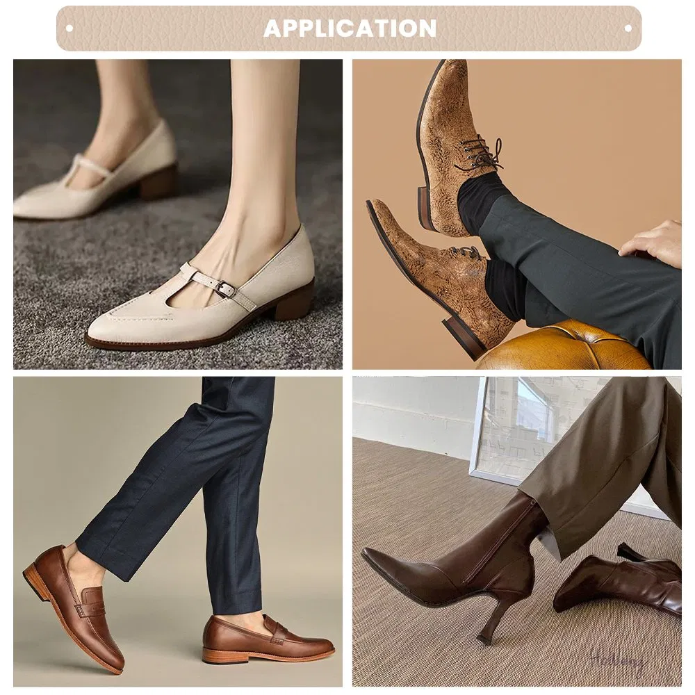 Material de zapato de cuero sintético PU de venta al por mayor, tela de tapicería para bolsas, cuero sintético Wh548 Feria de Este de China