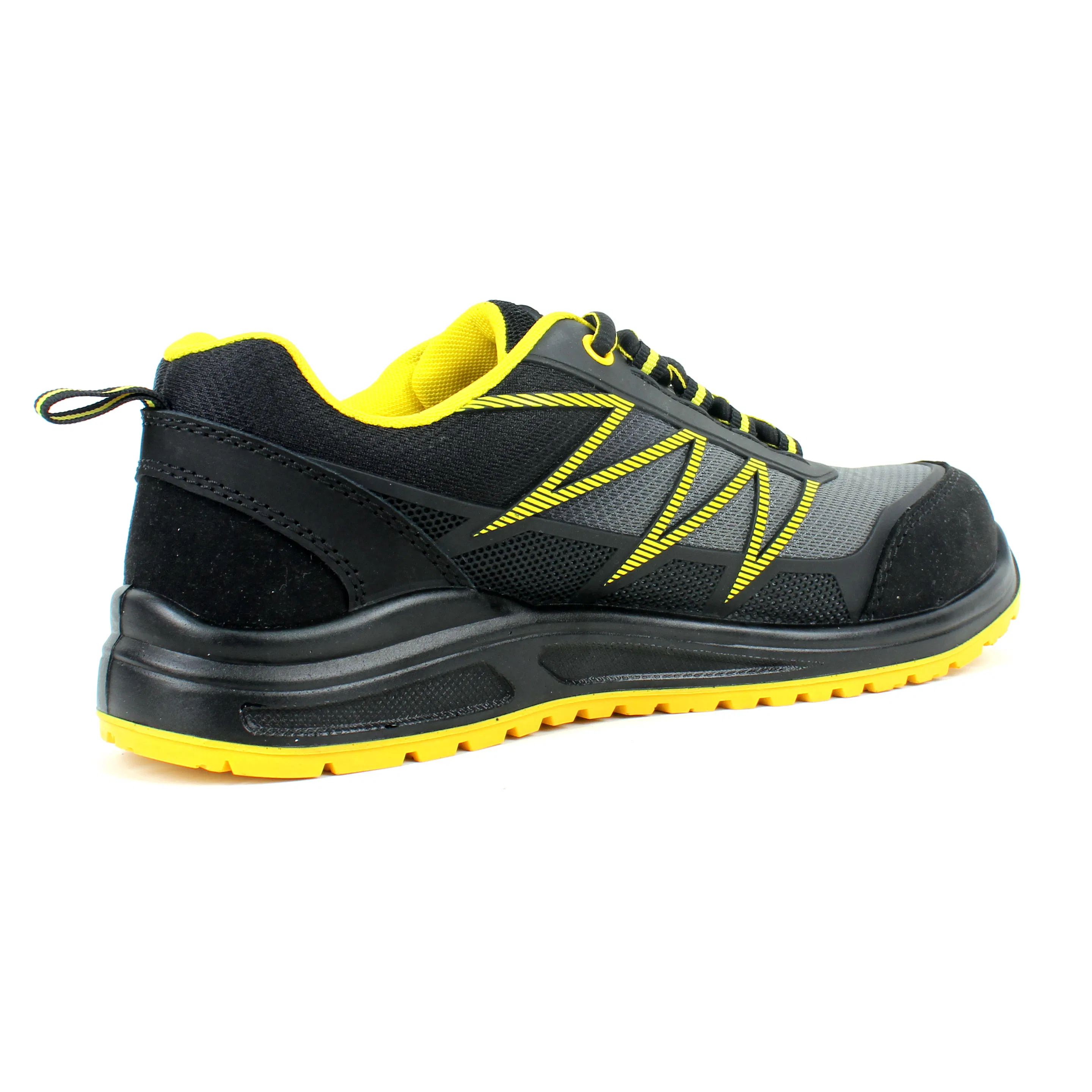 Zapatos de trabajo anti impacto, anti perforación, zapatos de seguridad con parte superior de KPU, resistencia al deslizamiento