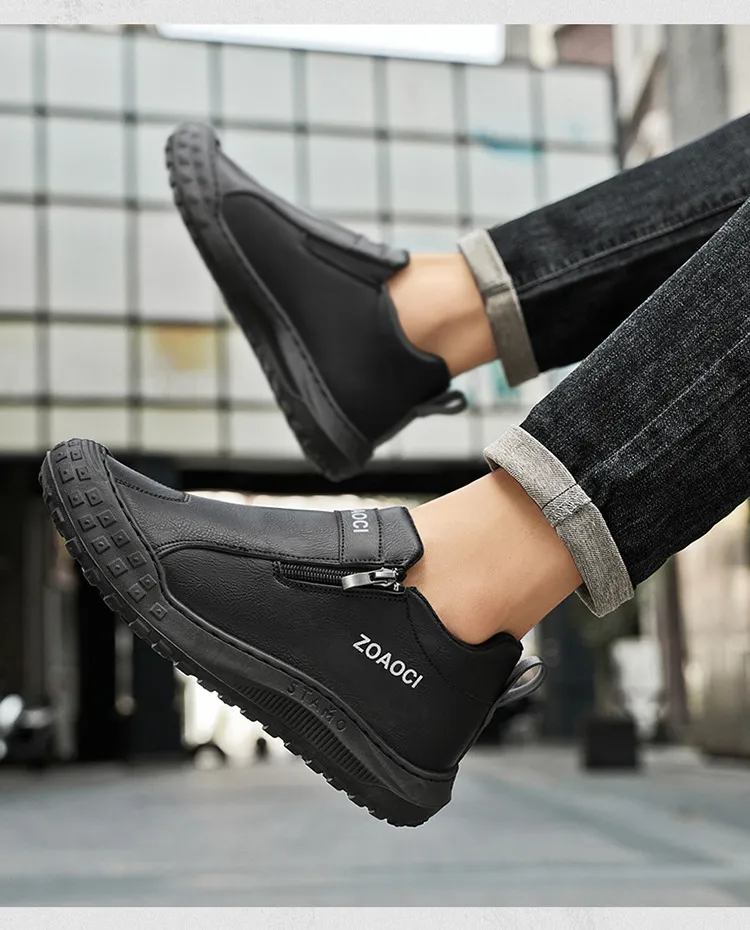 Zapatos de tablero casuales cómodos para hombres - Diseño sin cordones
