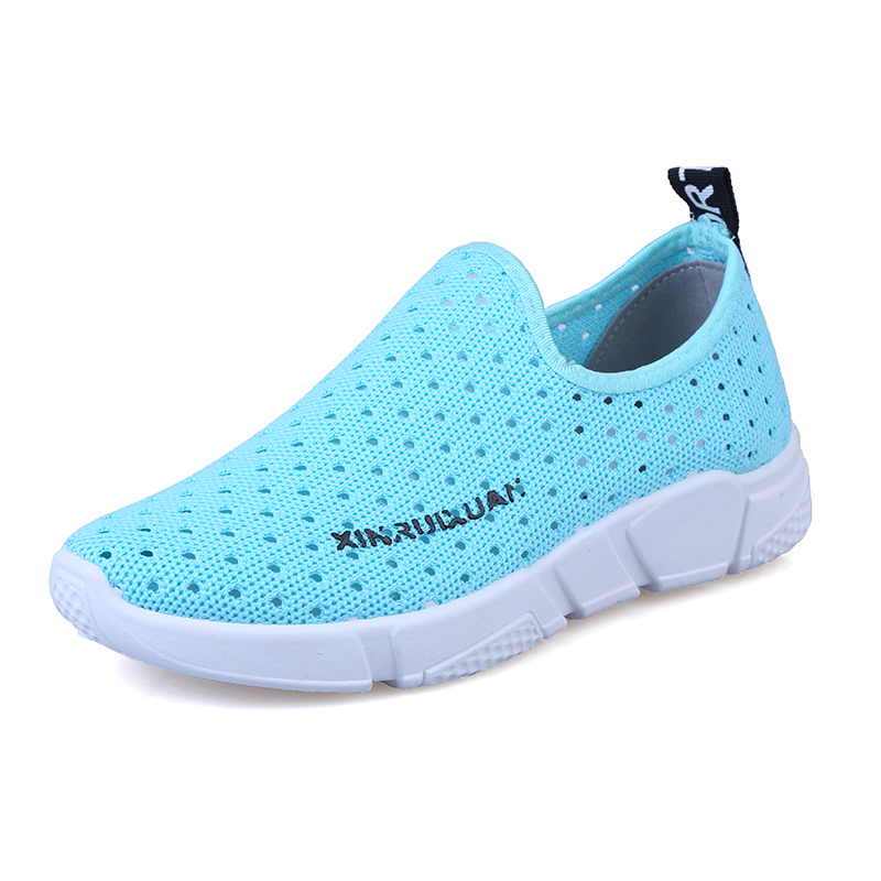 Calzado casual transpirable de malla superior, sin cordones, de primavera y verano, todo tipo, cómodo, suela de moda, zapatillas réplicas, deportivas