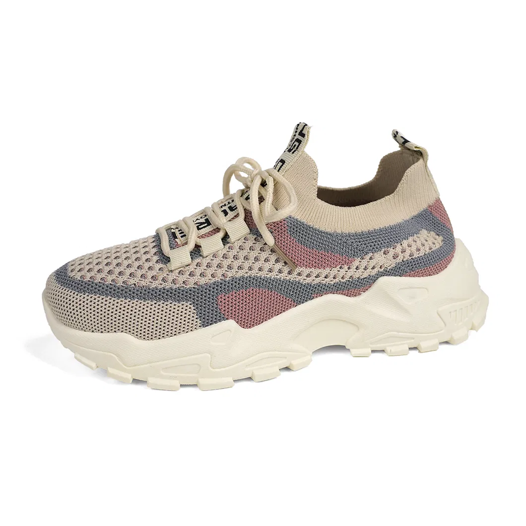 Zapatos deportivos casuales para mujeres, cómodos y transpirables, diseño de moda, marca popular de zapatillas de gimnasio