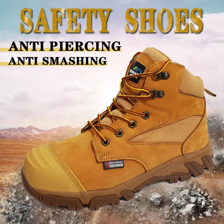 S3 Calzado de trabajo para hombres con punta de acero, zapatos de seguridad, zapatos industriales antideslizantes