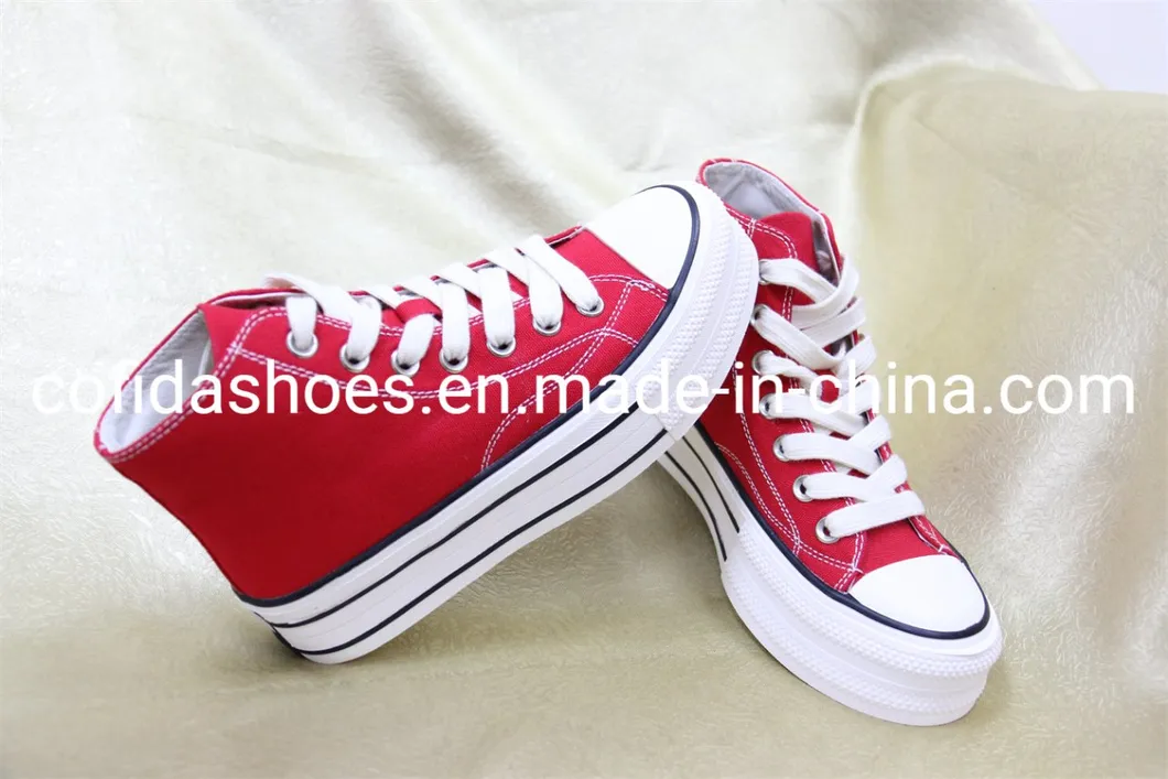 Zapatilla plana de lona unisex casual para escuela, niños y niñas, venta al por mayor