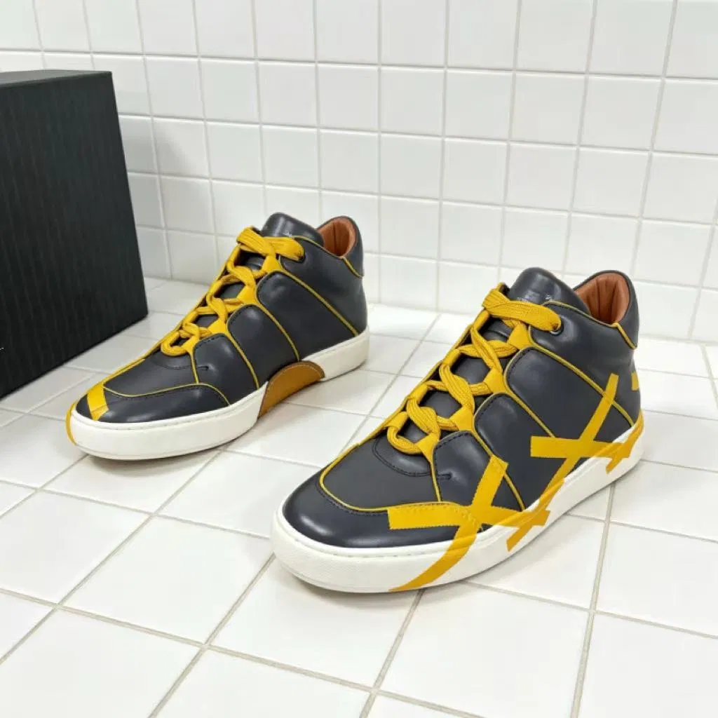 Zapatillas Zenga para hombres 1: 1 Super Clone de alta calidad, zapatillas de moda hechas a mano, zapatos de trabajo