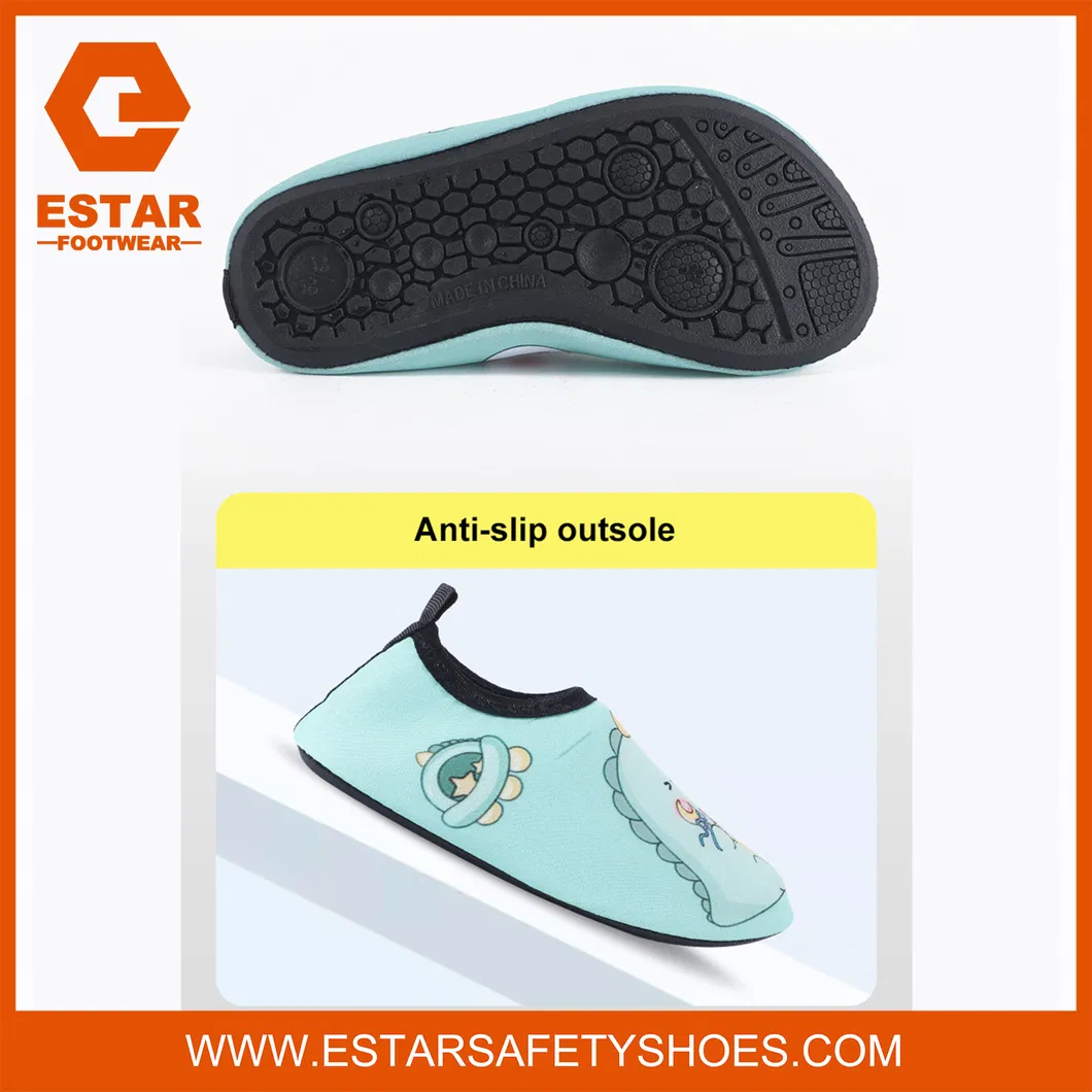 Zapatos de playa de agua para niños, secos rápidamente, sin suela, para deportes al aire libre