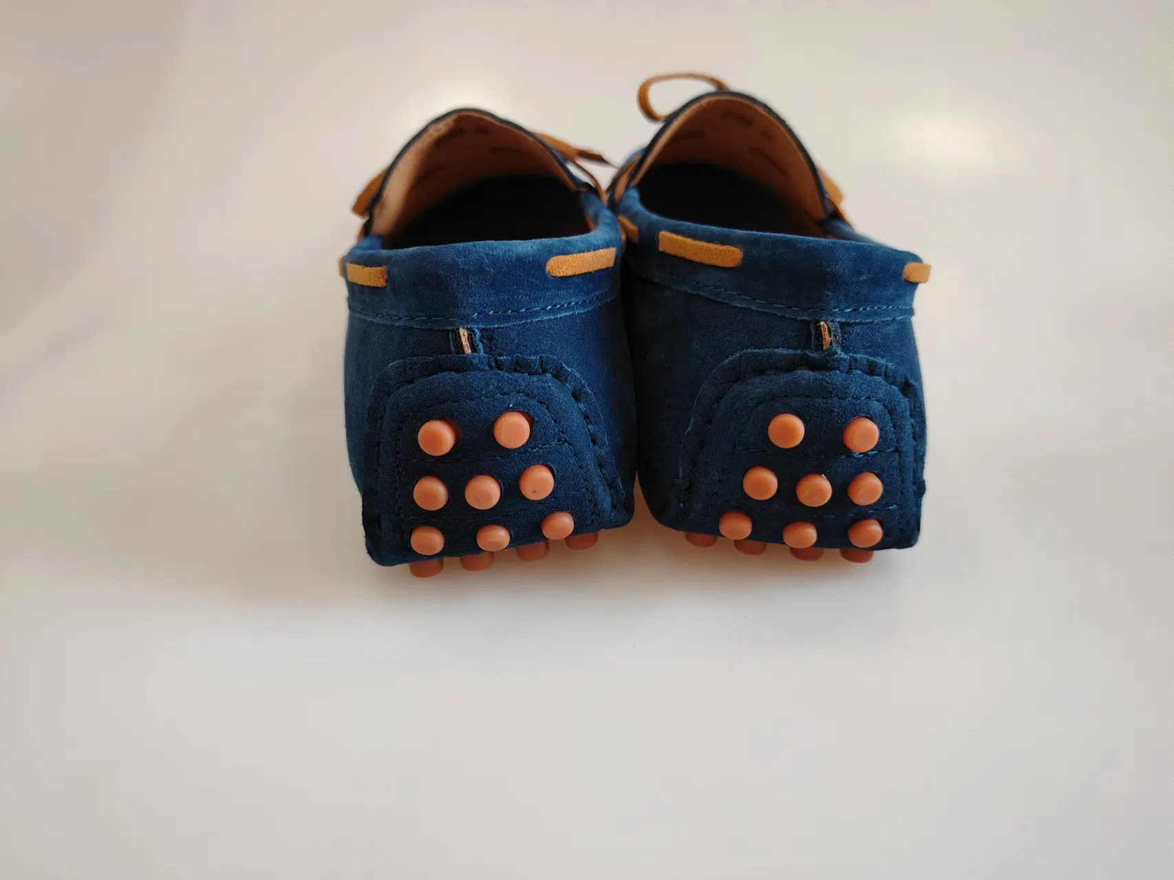 Mocasines de ante de vaca para hombre, zapatos casuales de gran tamaño