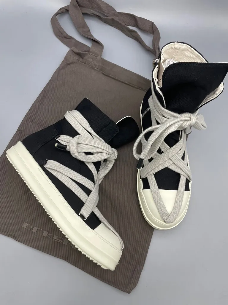 Botas de diseñador Rick, zapatillas de diseñador, zapatos para mujeres, zapatos para hombres, botas de lona RO, botines de lujo, zapatillas de plataforma, zapatos unisex, entrenadores Owens