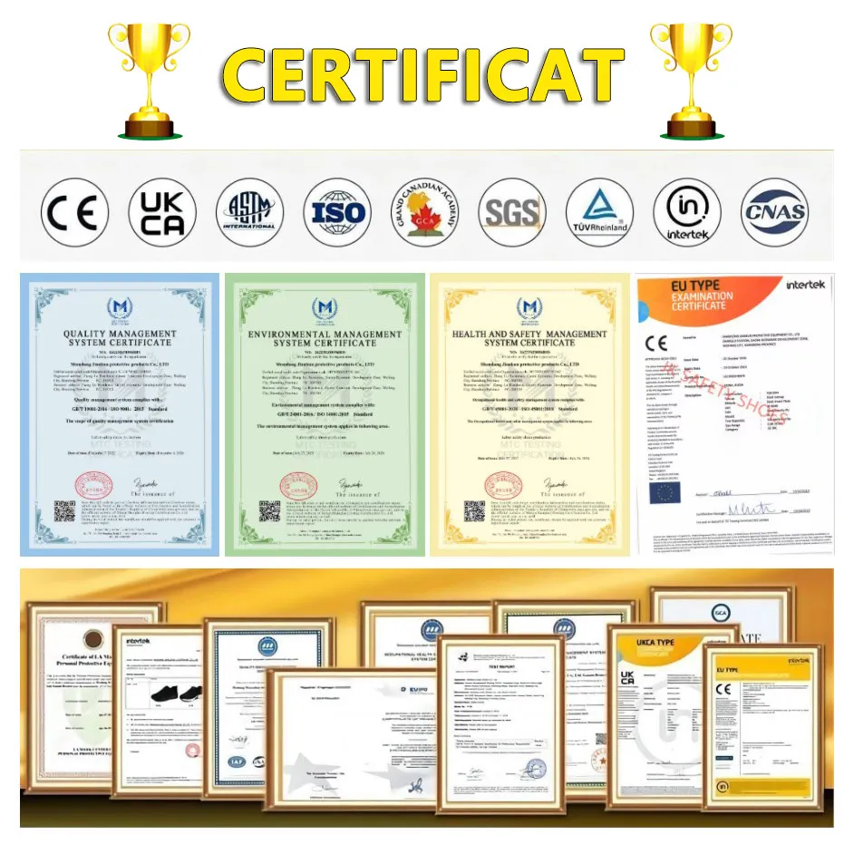 Certificaciones de calzado de seguridad