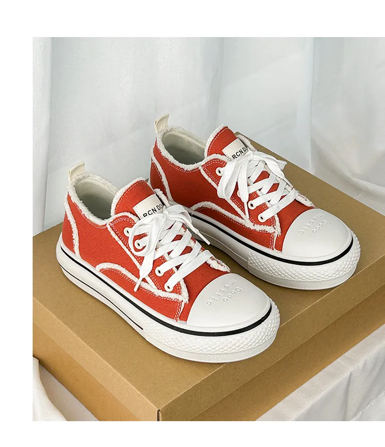 Zapatos de lona de moda, deportivos y casuales