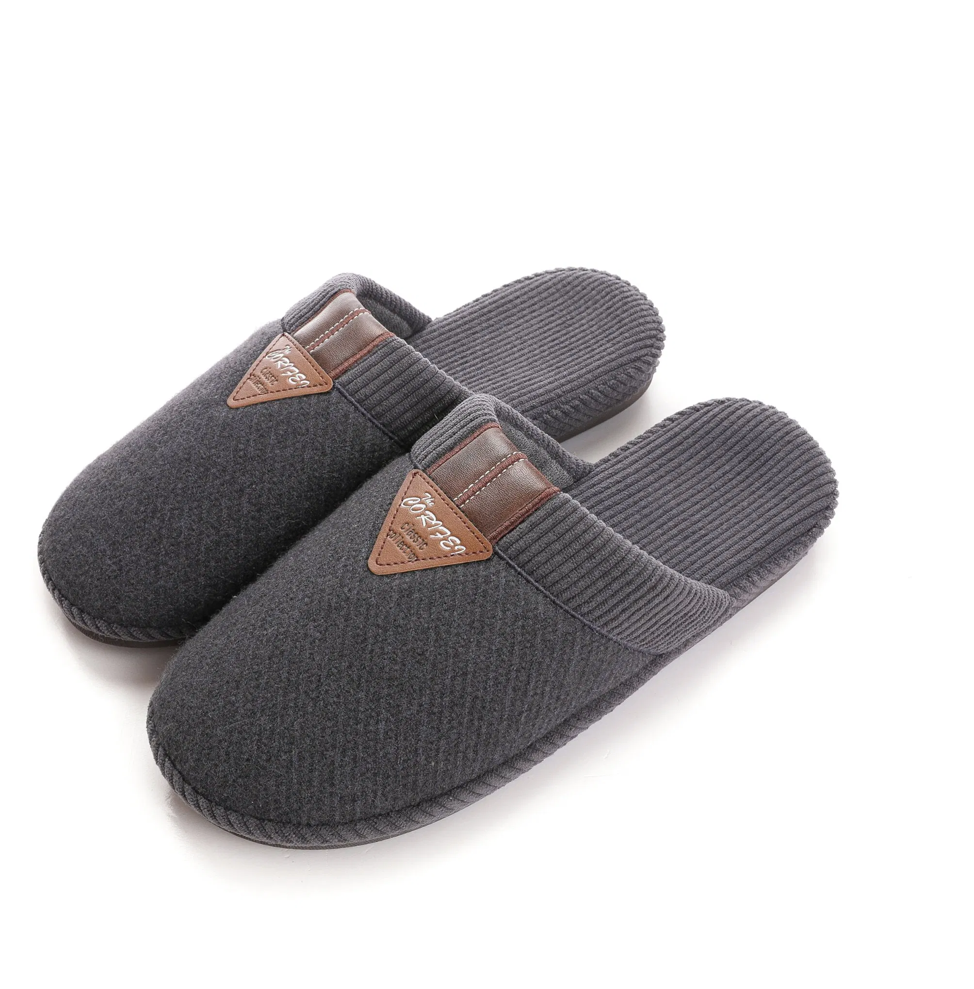 Corifei Nuevo Zapatilla Hombre Invierno Hogar Interior Zapatos Zapatilla Antideslizante Peludo