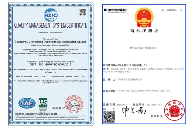 Certificado y Marca Registrada