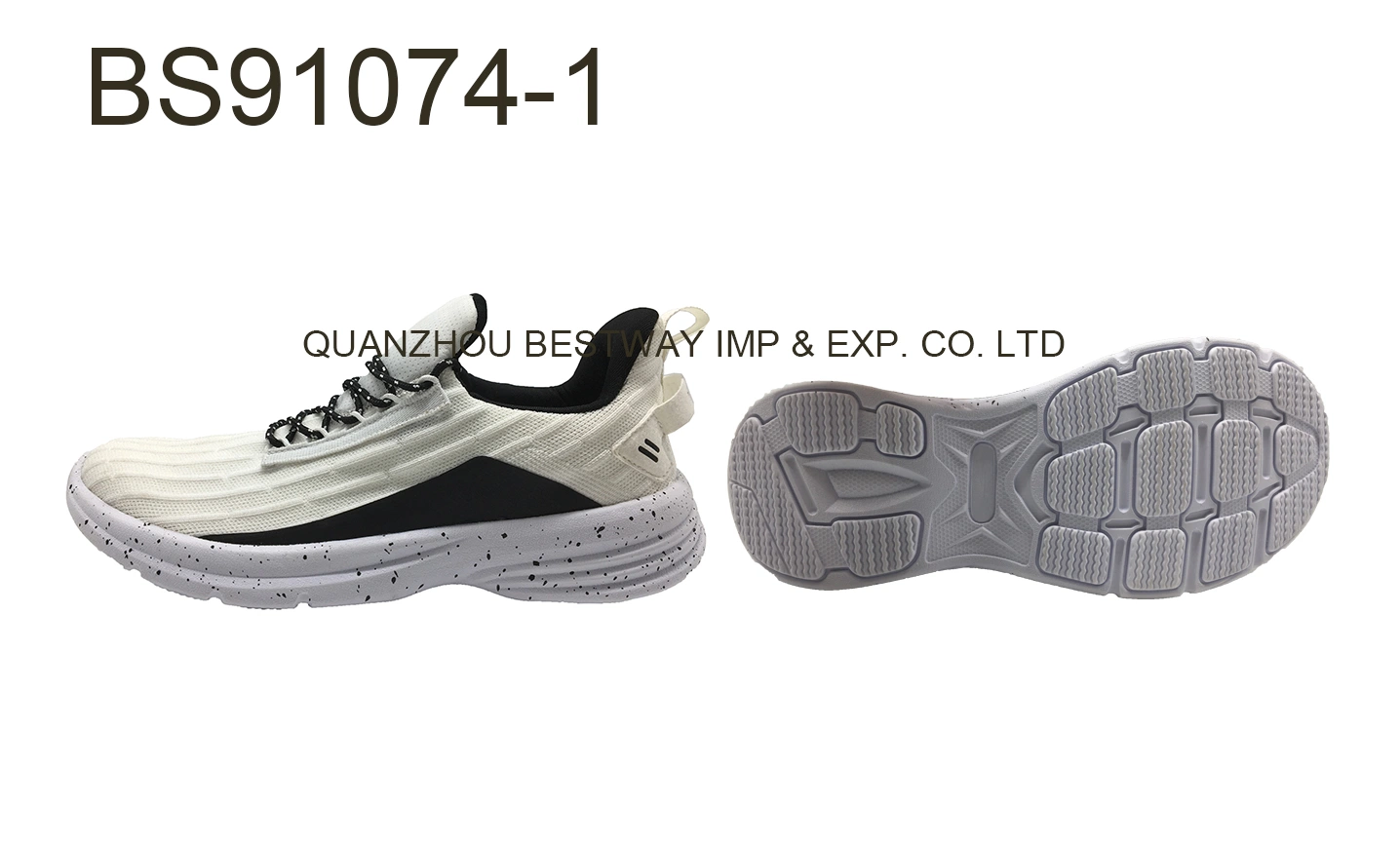 Nuevas zapatillas deportivas cómodas con parte superior de punto transpirable y suela de MD para correr