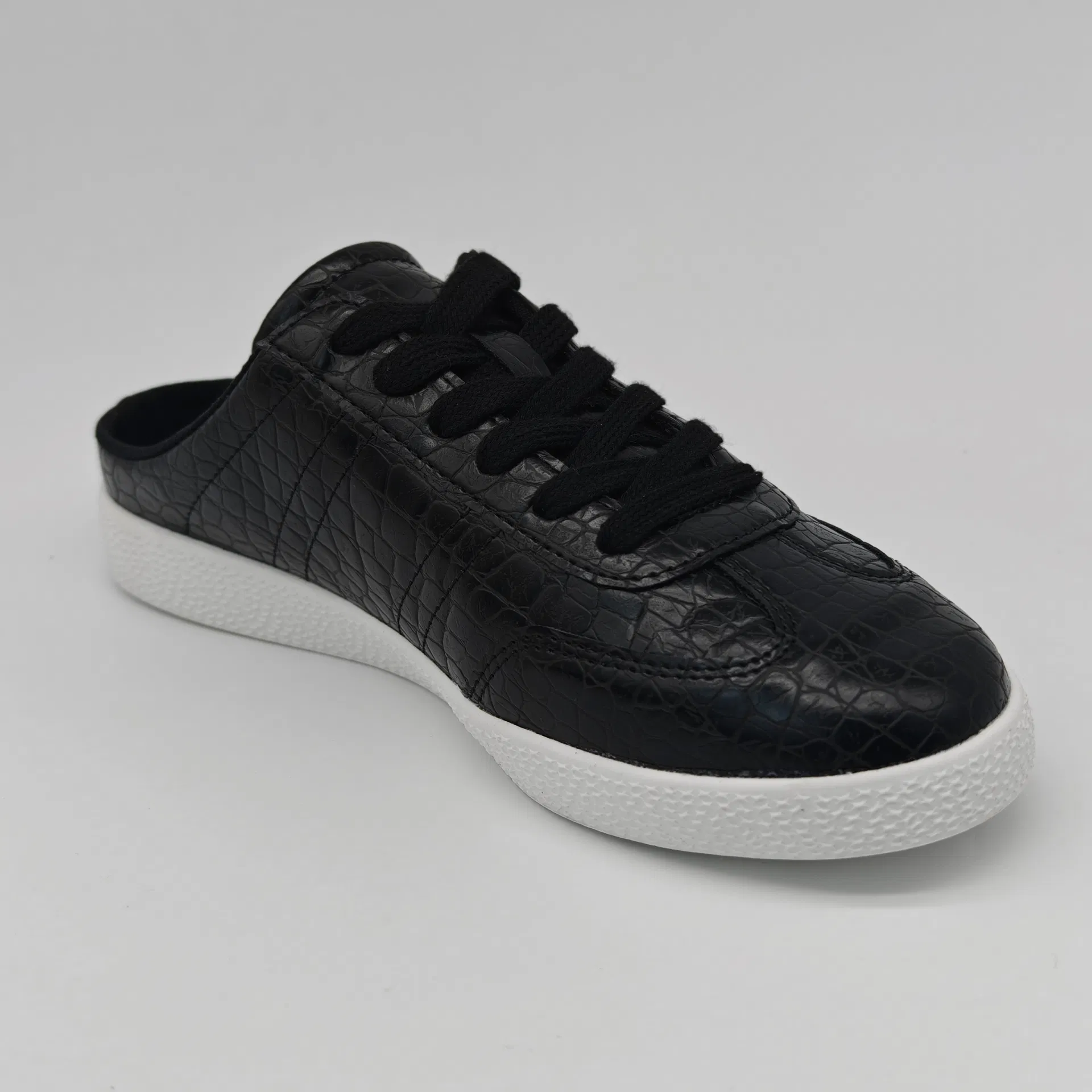 Zapatos de mujer de mayorista con cordones, estilo híbrido, parte superior duradera, calzado exterior transpirable