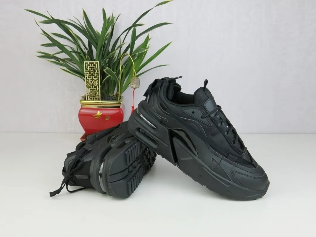 Zapatillas deportivas casuales de malla dechunky con color de cojín de aire
