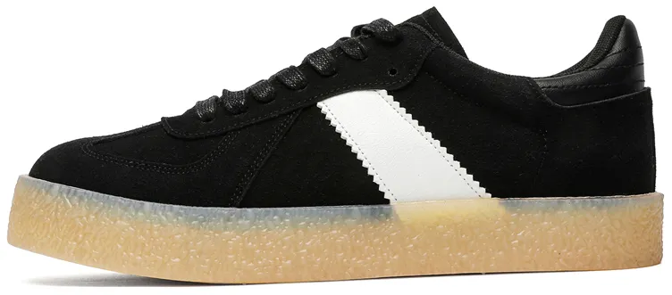 Zapatillas de plataforma casual para hombres blancas, transpirables, para patinaje Ex-25s4003