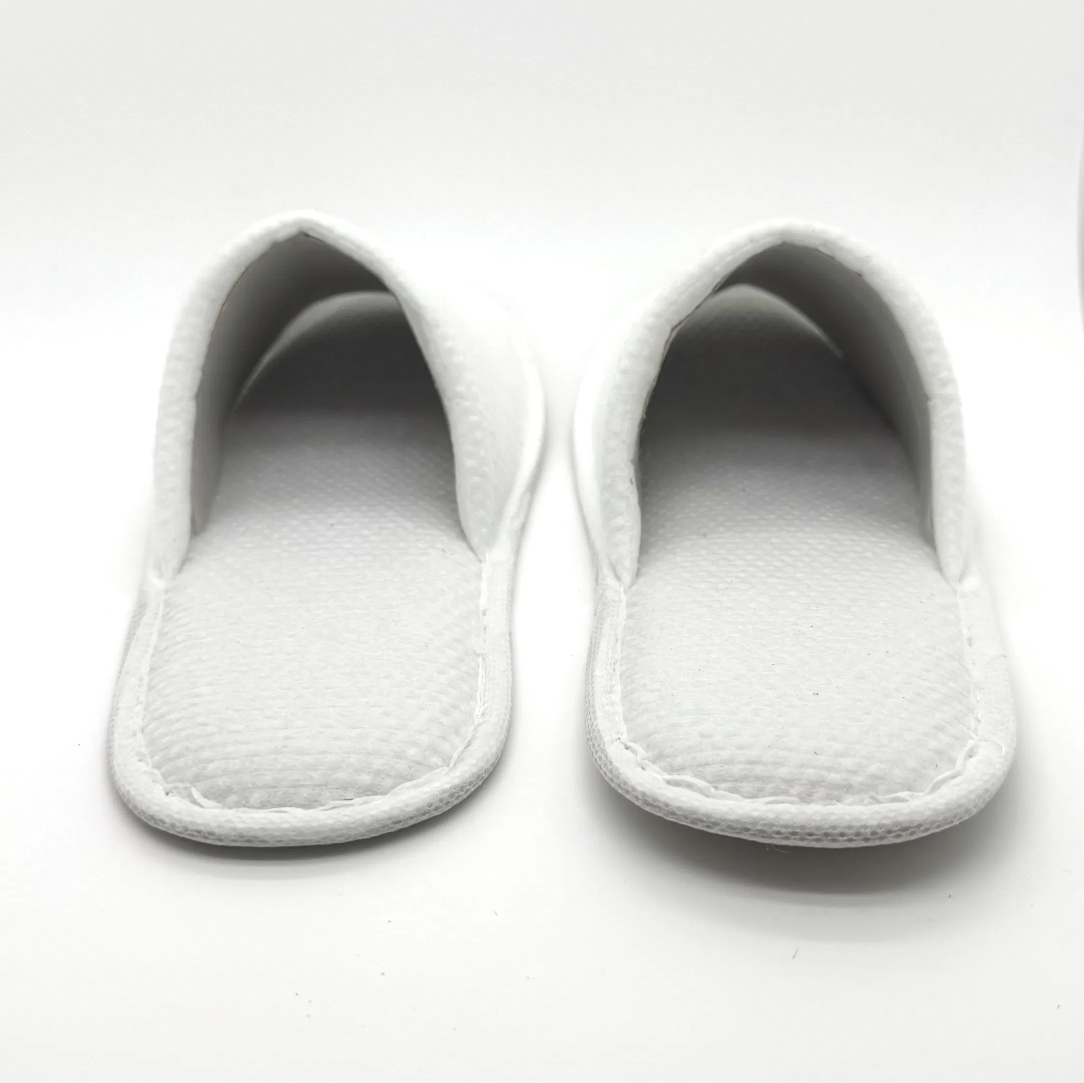 Zapatillas desechables de hotel premium con diseño de logo personalizado