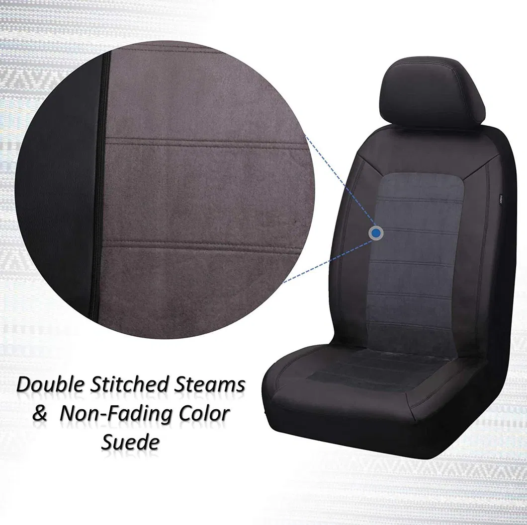 Cuero sintético de microfibra no tejido PU/PVC resistente al desgaste para interiores automotrices, techo, volante, panel de puerta, zapatos, bolsas y embalaje