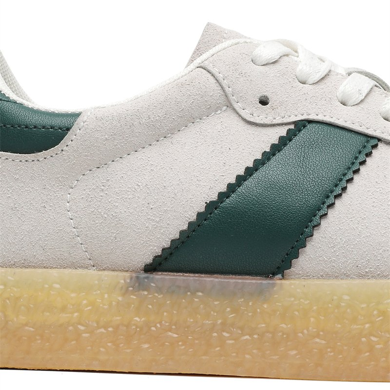 Zapatillas de plataforma casual para hombres blancas, transpirables, para patinaje Ex-25s4003