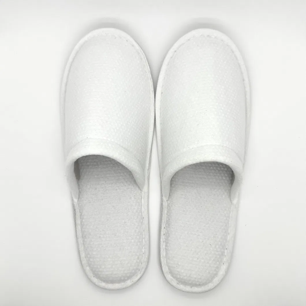 Zapatillas desechables de hotel premium con diseño de logo personalizado