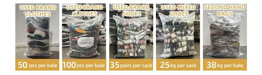 Embalaje de zapatos de segunda mano