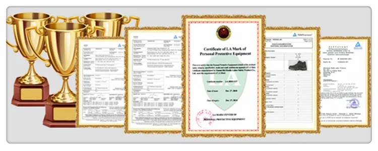 Certificaciones de calidad y seguridad de calzado de protección