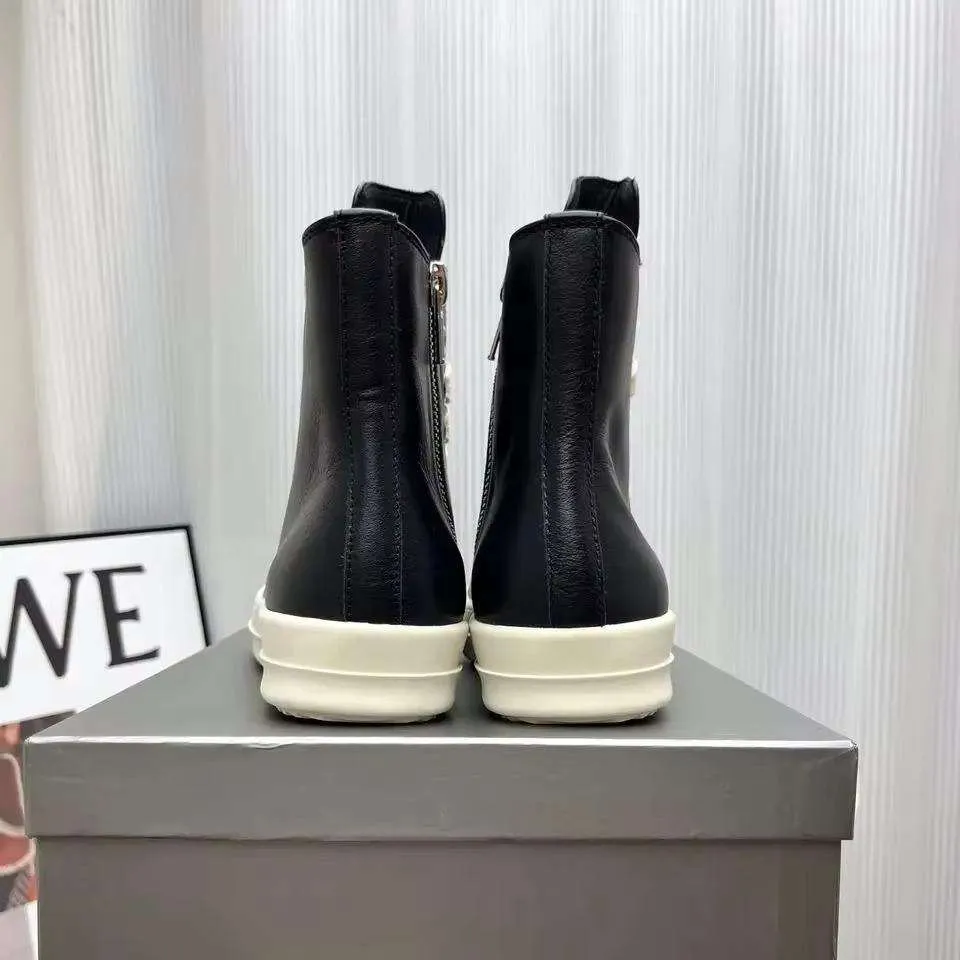 Botas de diseñador Rick, zapatillas de diseñador, zapatos para mujeres, zapatos para hombres, botas de lona RO, botines de lujo, zapatillas de plataforma, zapatos unisex, entrenadores Owens