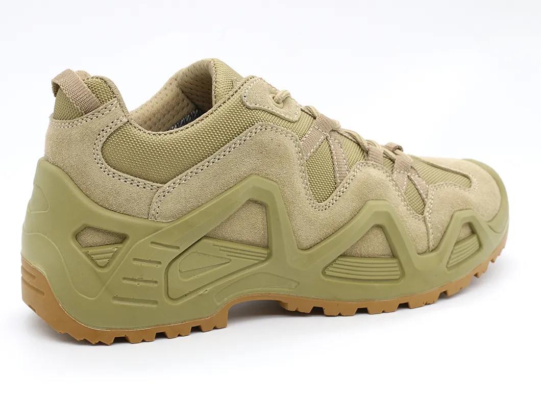 Calzado exterior bajo de ante suave con nylon resistente a perforaciones