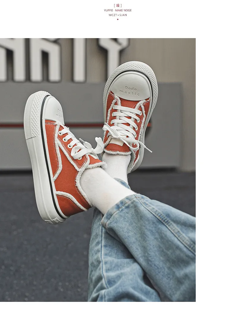 Zapatos de lona de moda, deportivos y casuales