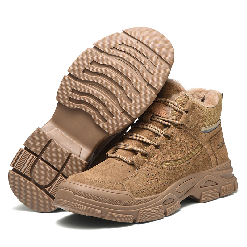 Jy668 Zapatos de seguridad para construcción, zapatos de seguridad laboral para hombres, zapatos de seguridad industrial Woodland