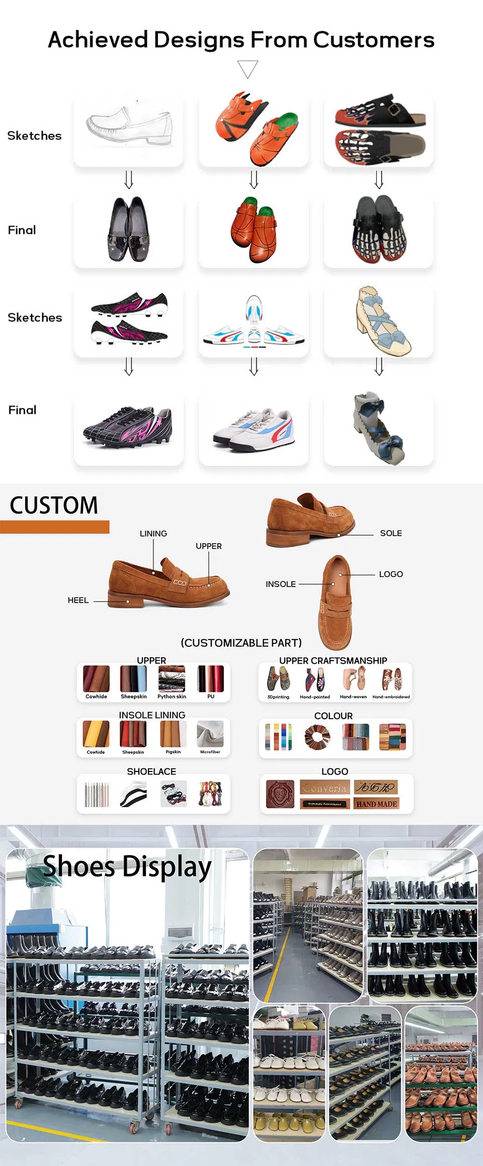 Zapatos de mujer de ante clásicos hechos a mano