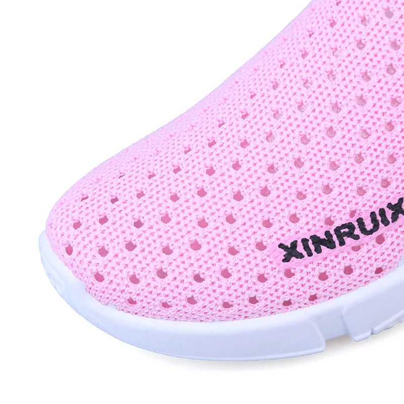 Calzado casual transpirable de malla superior, sin cordones, de primavera y verano, todo tipo, cómodo, suela de moda, zapatillas réplicas, deportivas