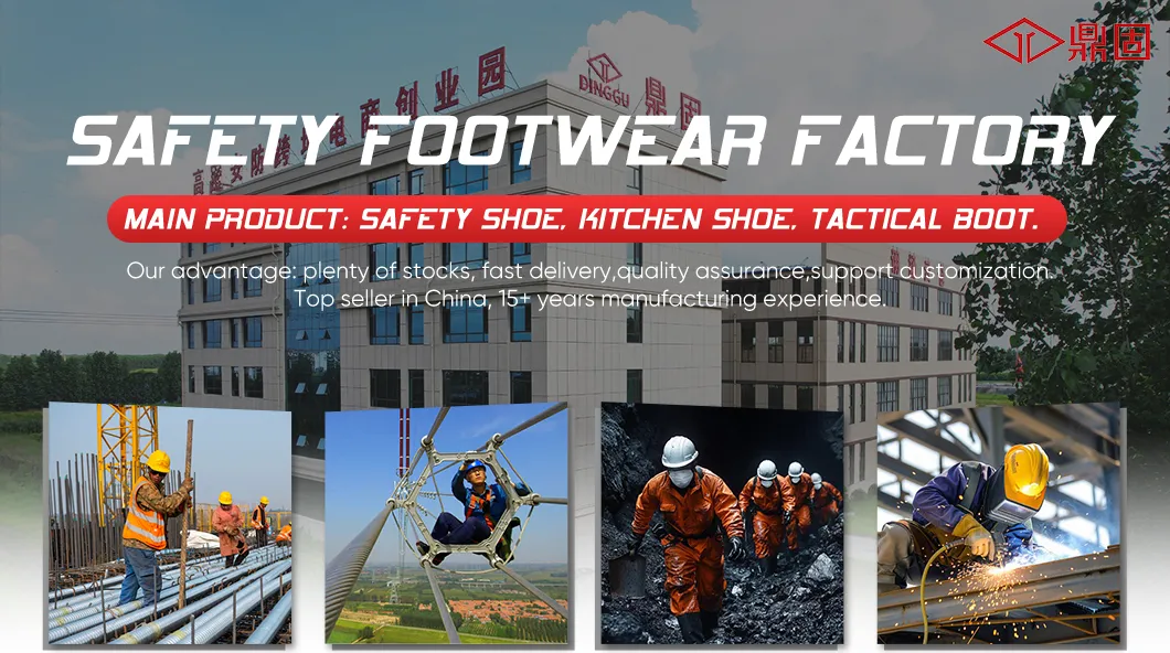 Zapatos de seguridad ligeros con punta de acero anti-perforación para hombres
