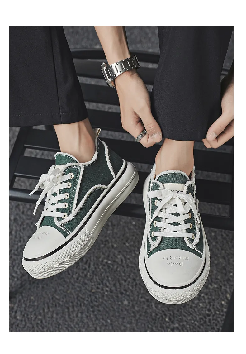 Zapatos de lona de moda, deportivos y casuales