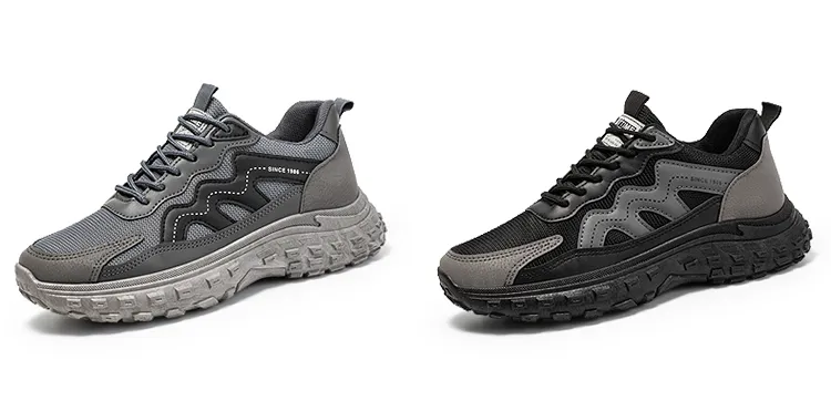 Zapatilla deportiva casual de hombre con suela gruesa personalizada para correr al aire libre