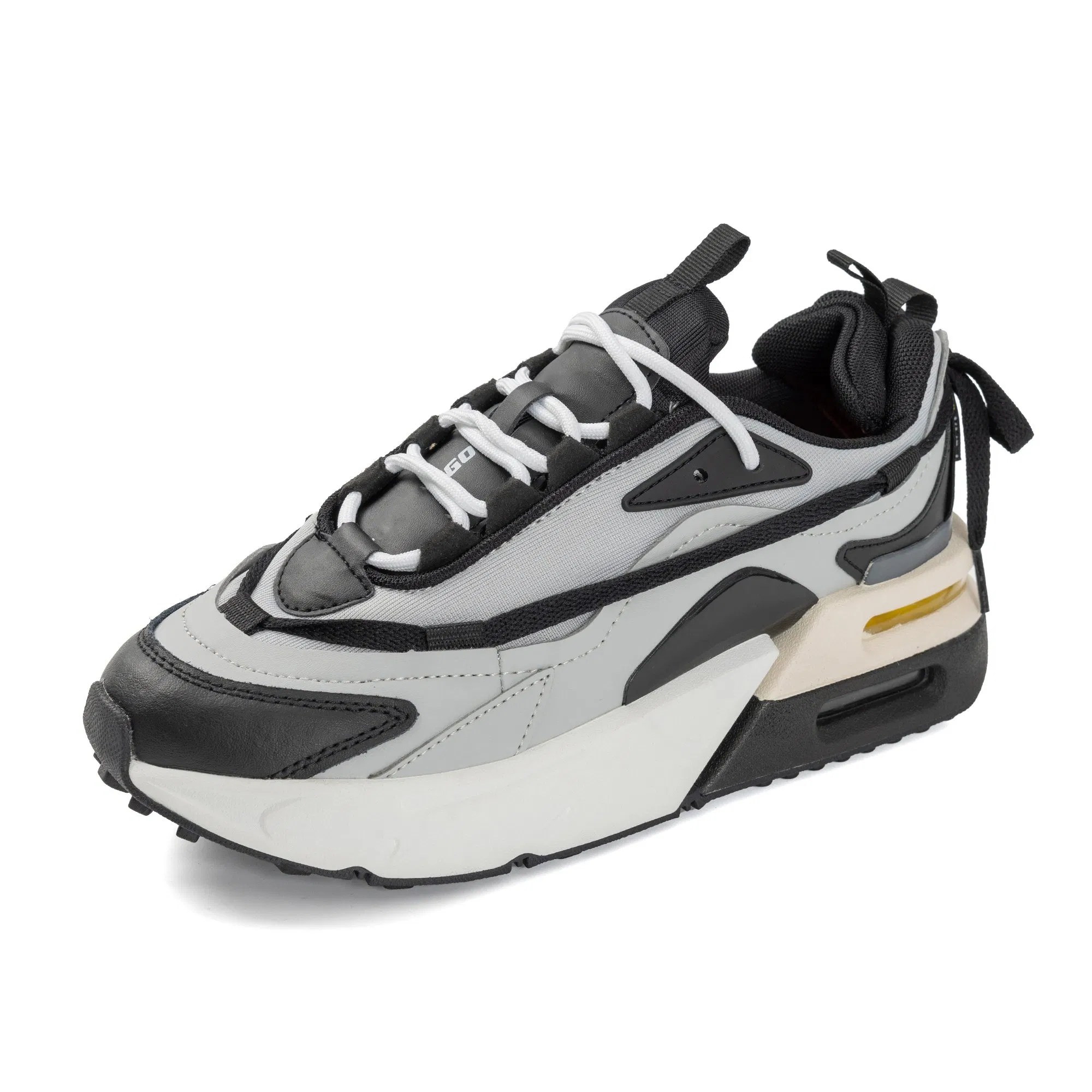 Zapatillas deportivas casuales de malla dechunky con color de cojín de aire